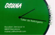 Taller de Rellotgeria Osuna Logo Taller de Rellotgeria Osuna
